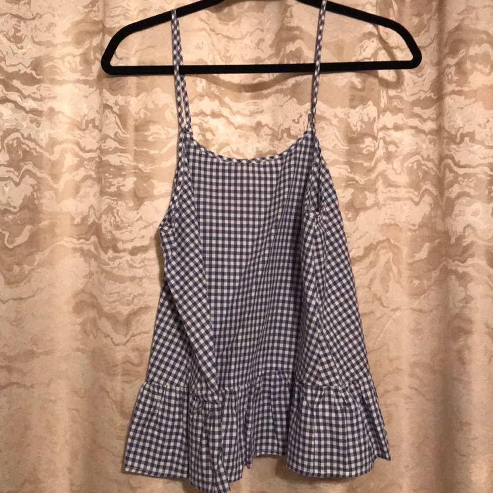 Gingham Tank Top